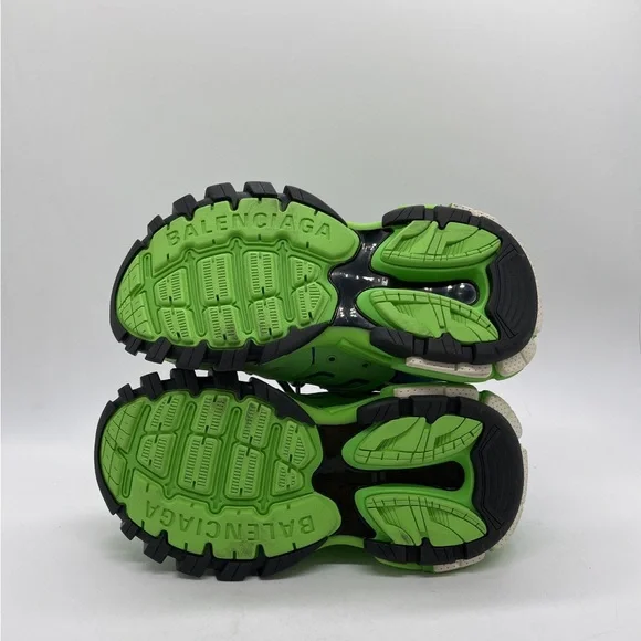 Balenciaga  Green and Blue Sneakers - Picture 3 of 5